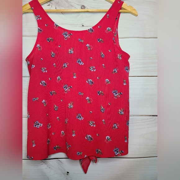 Gypsy & Jade Cropped Tie-Front Tank Size Medium - Picture 2 of 4